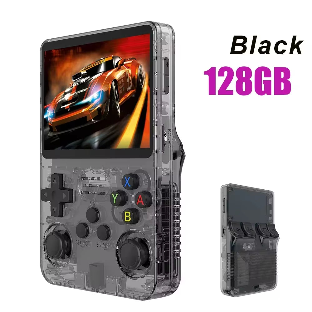 R36S Retro Handheld Gaming Console – 3.5” IPS Linux Portable Emulator System with 64GB/128GB Storage