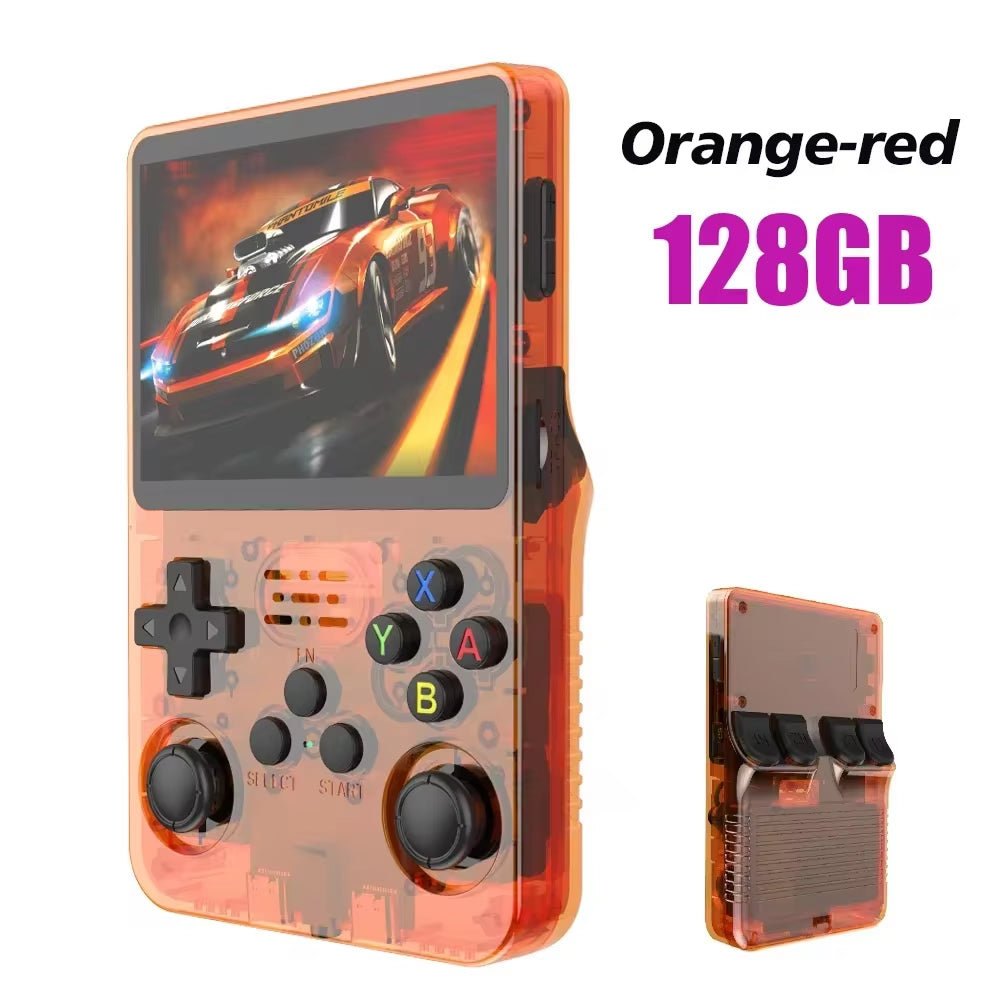 R36S Retro Handheld Gaming Console – 3.5” IPS Linux Portable Emulator System with 64GB/128GB Storage