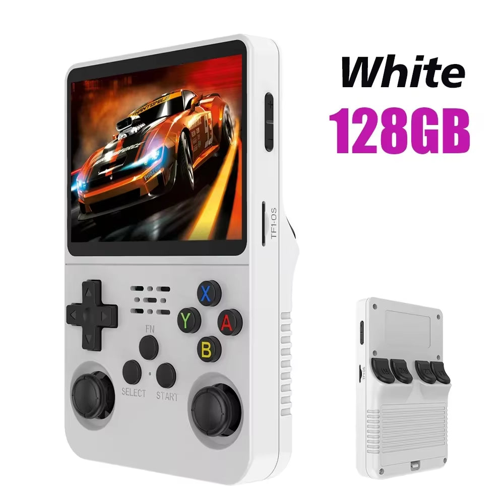 R36S Retro Handheld Gaming Console – 3.5” IPS Linux Portable Emulator System with 64GB/128GB Storage