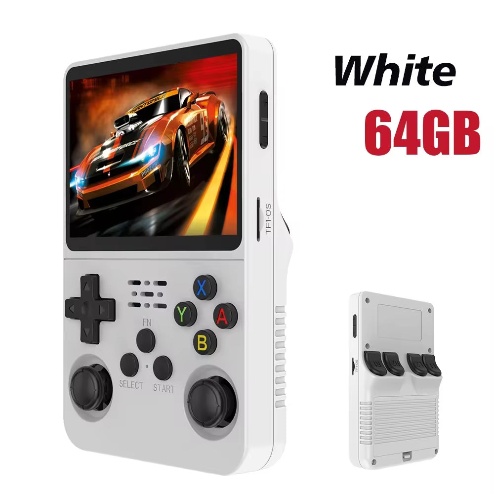 R36S Retro Handheld Gaming Console – 3.5” IPS Linux Portable Emulator System with 64GB/128GB Storage