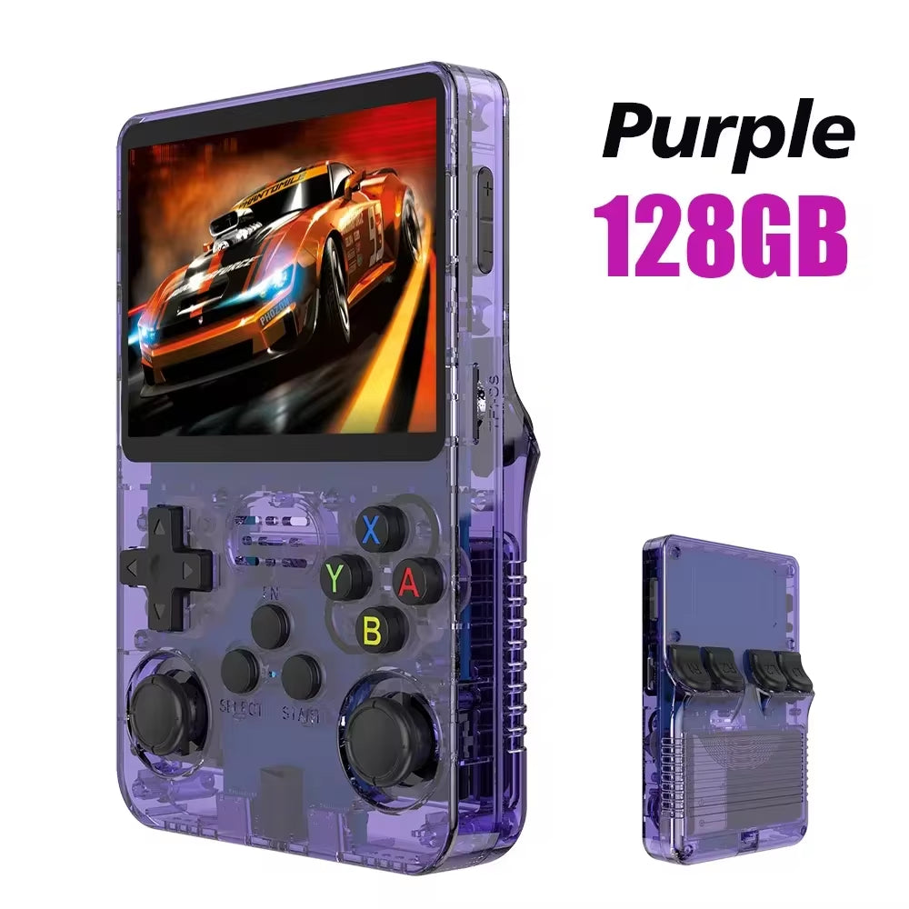 R36S Retro Handheld Gaming Console – 3.5” IPS Linux Portable Emulator System with 64GB/128GB Storage