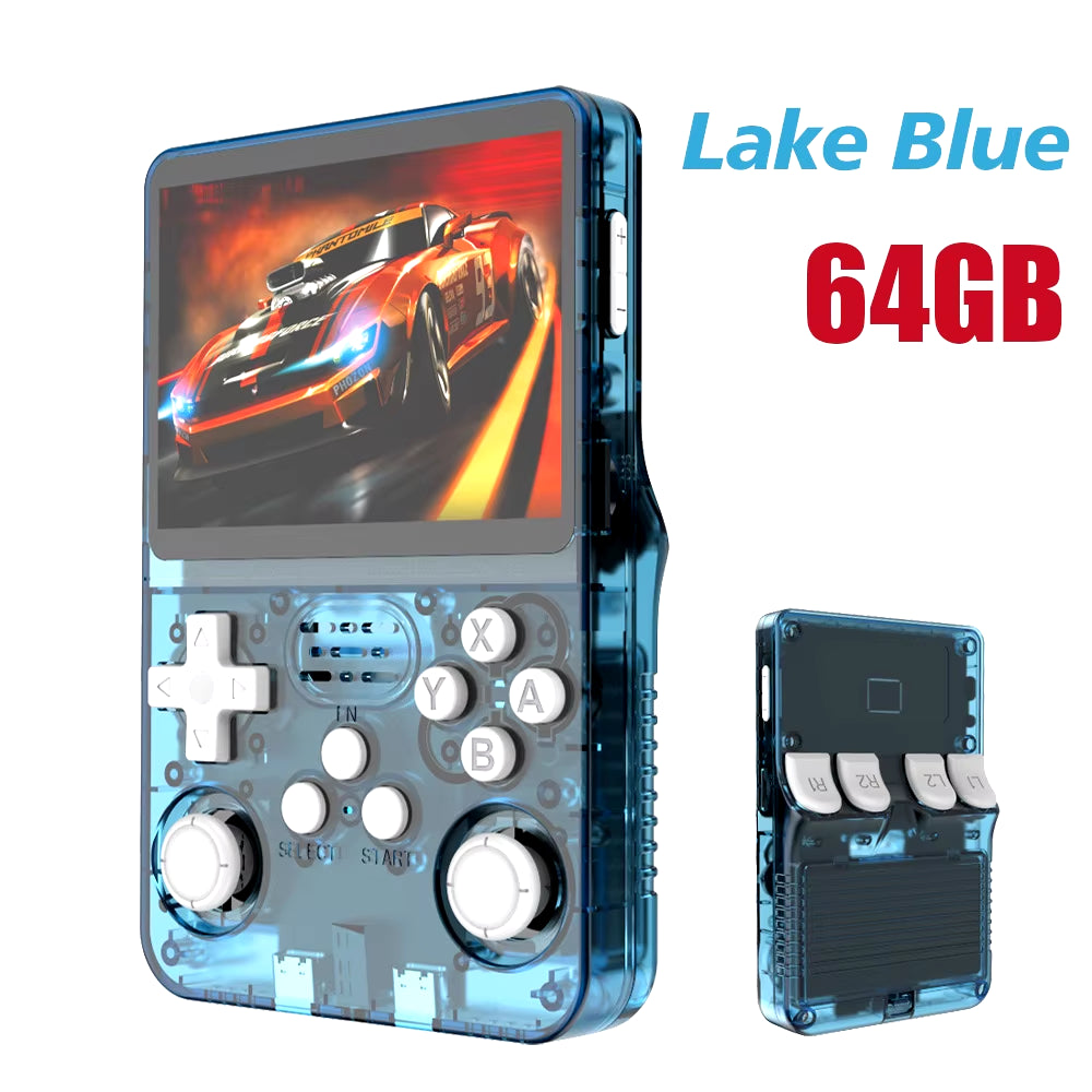 R36S Retro Handheld Gaming Console – 3.5” IPS Linux Portable Emulator System with 64GB/128GB Storage