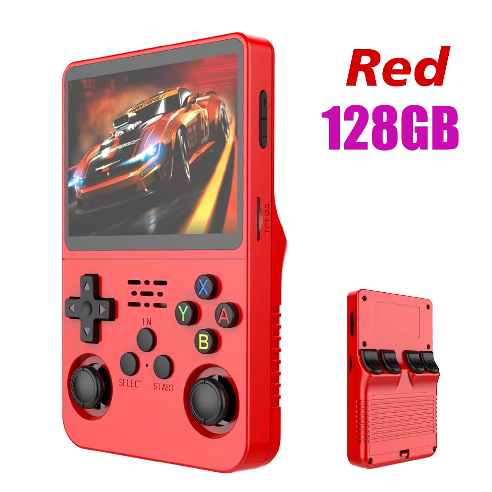 R36S Retro Handheld Gaming Console – 3.5” IPS Linux Portable Emulator System with 64GB/128GB Storage