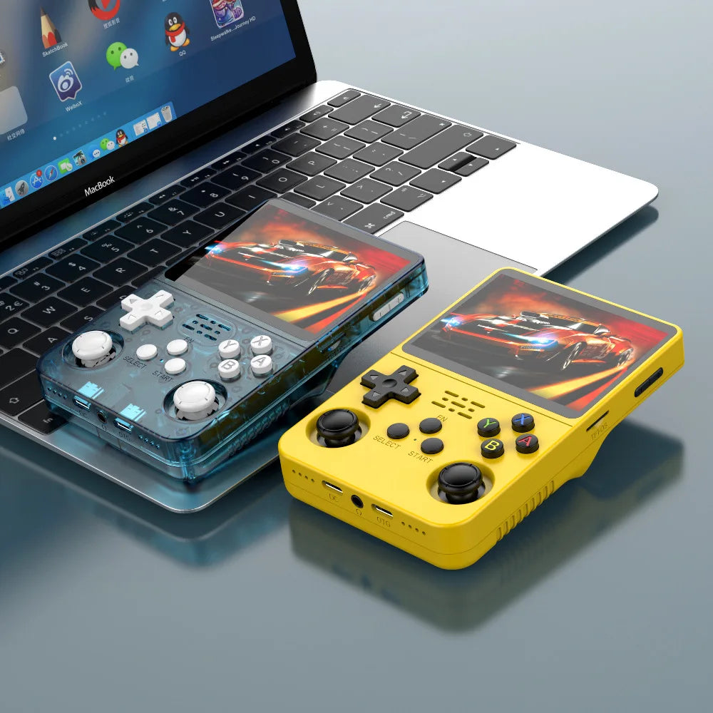 R36S Retro Handheld Gaming Console – 3.5” IPS Linux Portable Emulator System with 64GB/128GB Storage