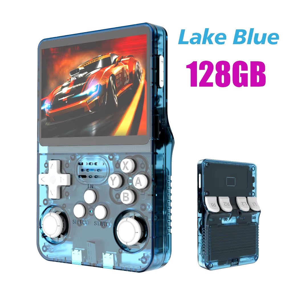 R36S Retro Handheld Gaming Console – 3.5” IPS Linux Portable Emulator System with 64GB/128GB Storage